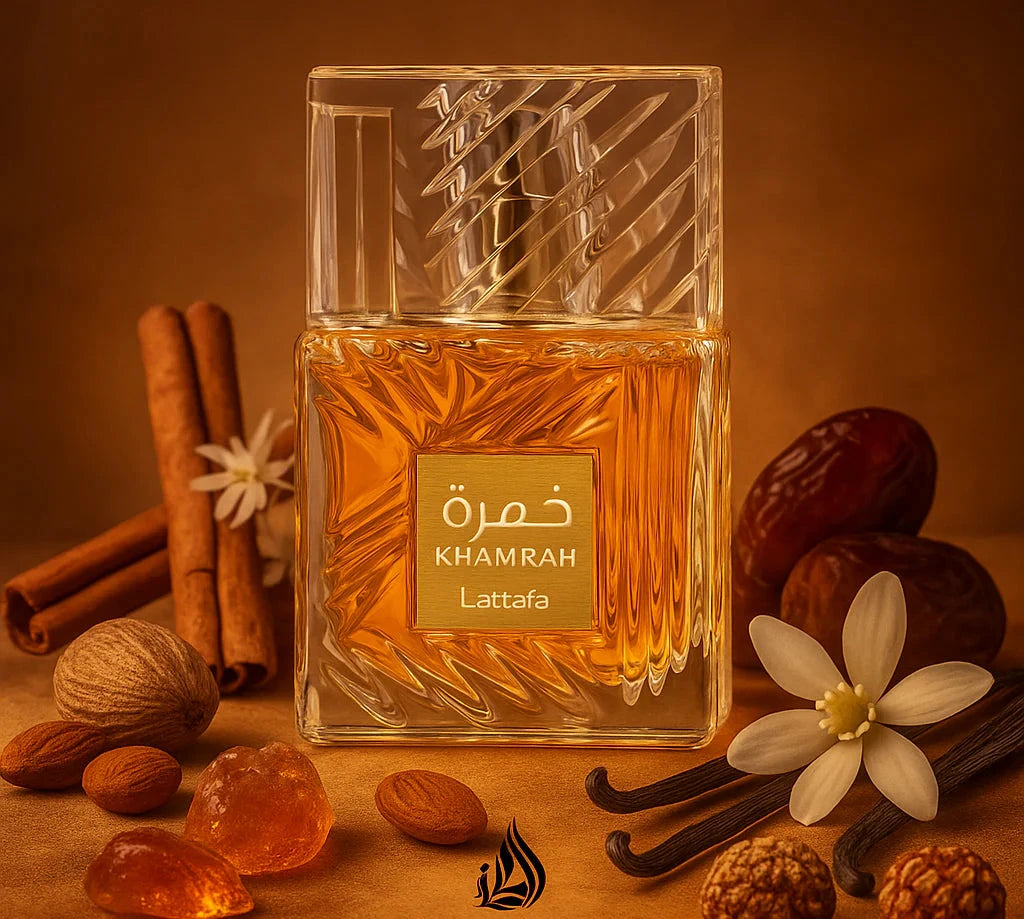 KHAMRAH EAU DE PARFUM 100ML - LATTAFA - inspi angel’s share